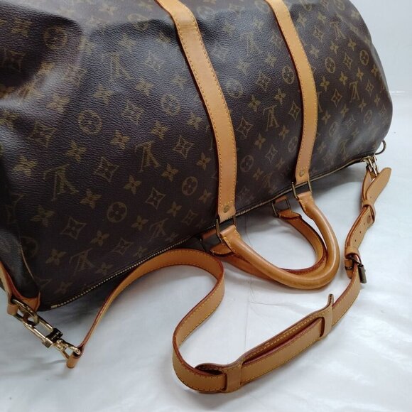 100% Authentic Louis Vuitton Keepall Bandouliere 55 Monogram Travel Bag #MN899 - Picture 4 of 9